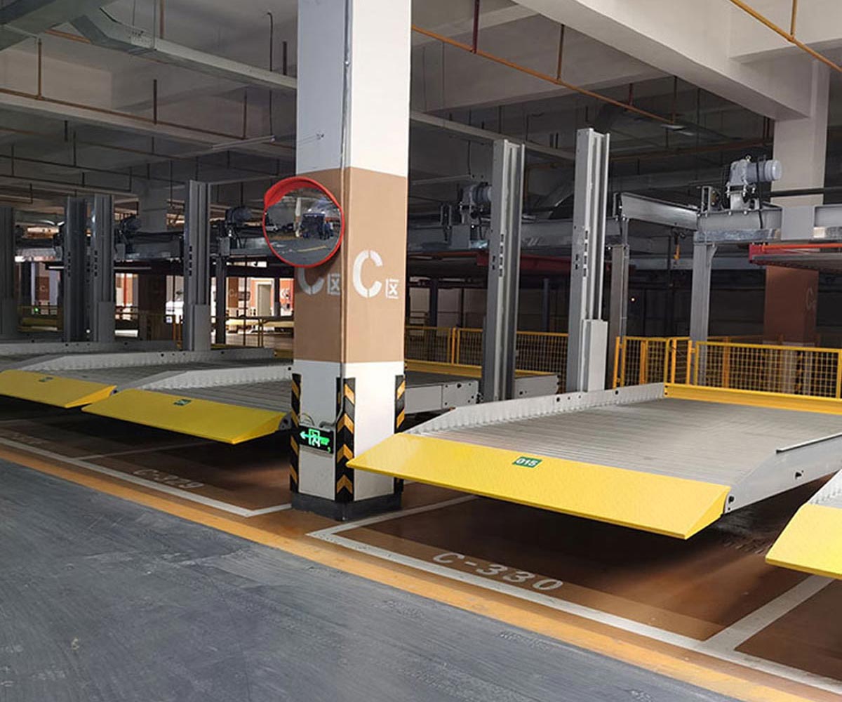 桂阳两层升降式机械式立体停车设备收购