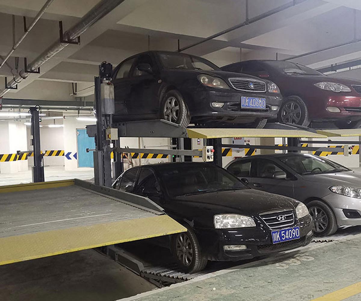 广汉双柱简易式立体停车设备租赁