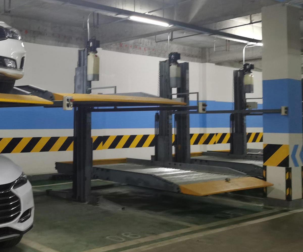 武汉双层简易升降机械式停车设备回收