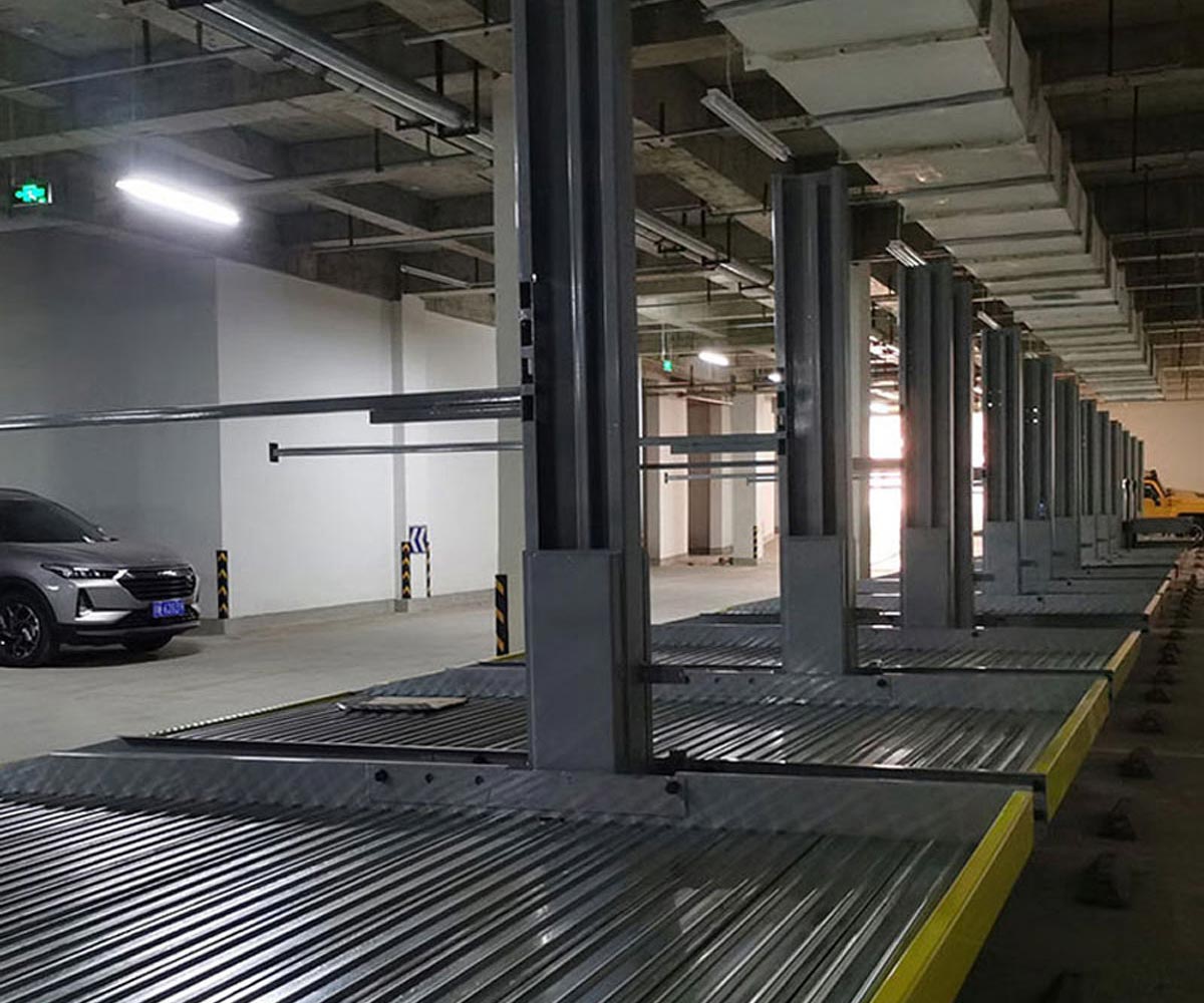 二层PSH型机械式立体停车设备安装.jpg