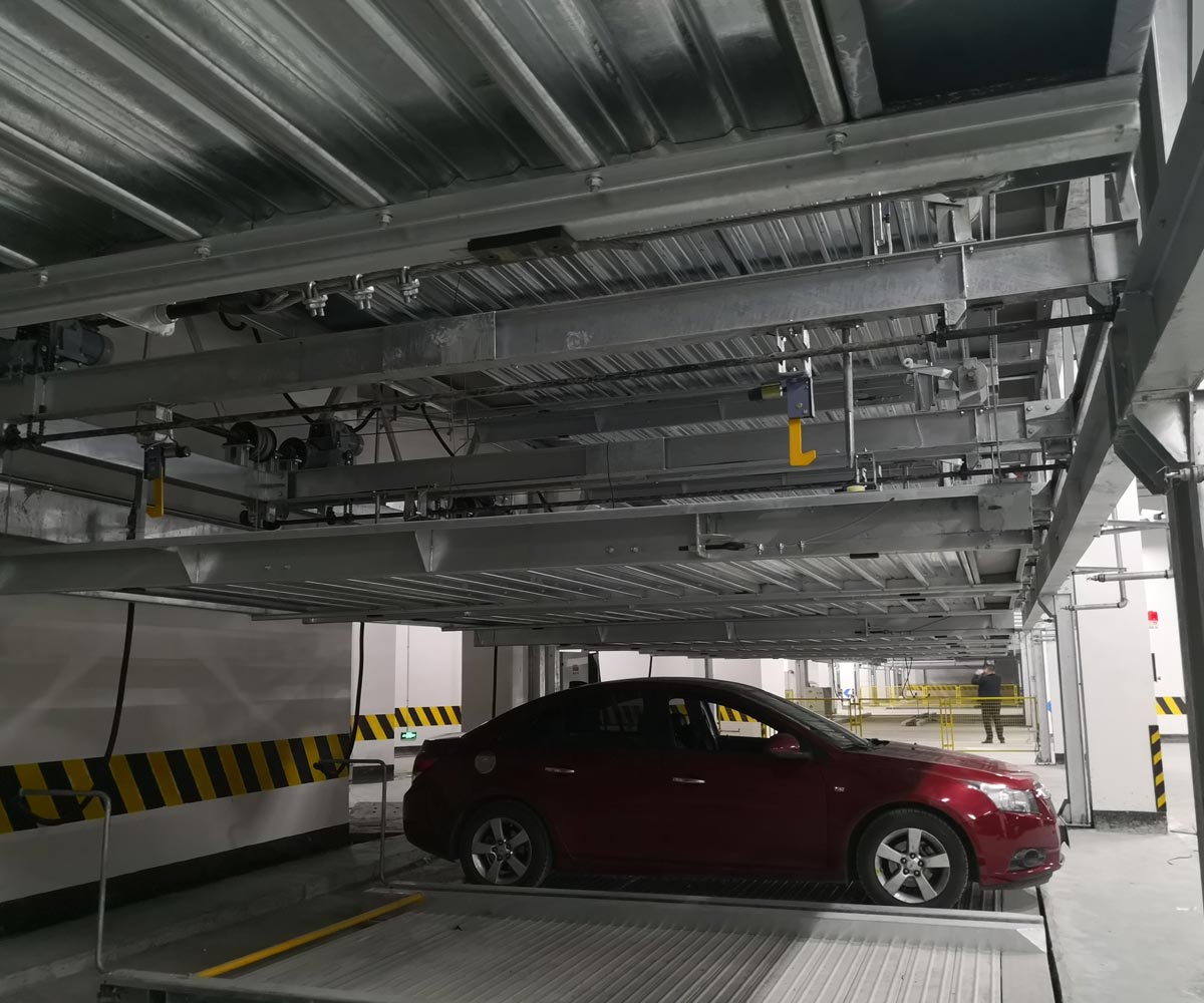 乾县PSH2二层升降横移机械式立体停车设备