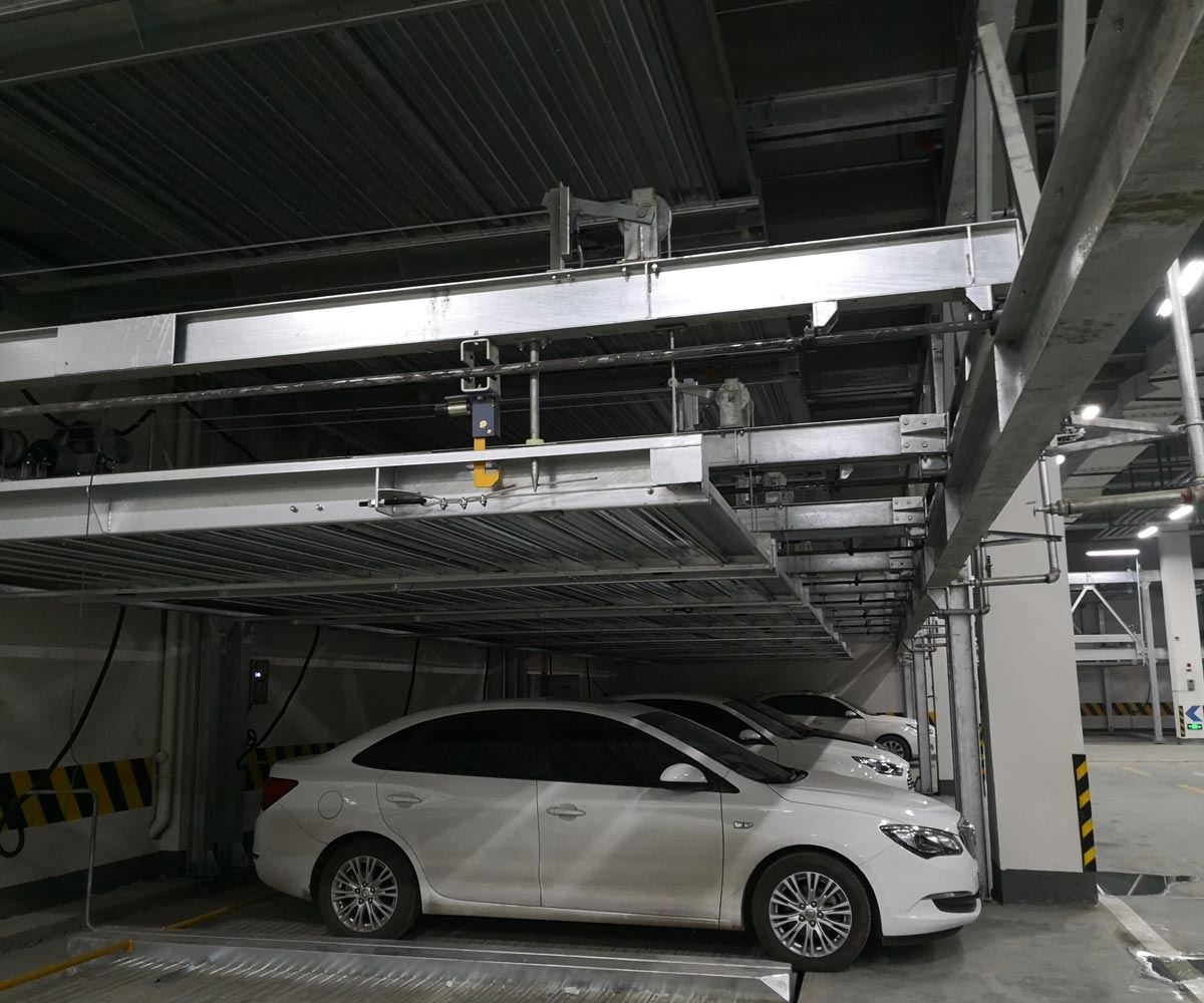 会泽PSH3三层升降横移机械式立体停车设备