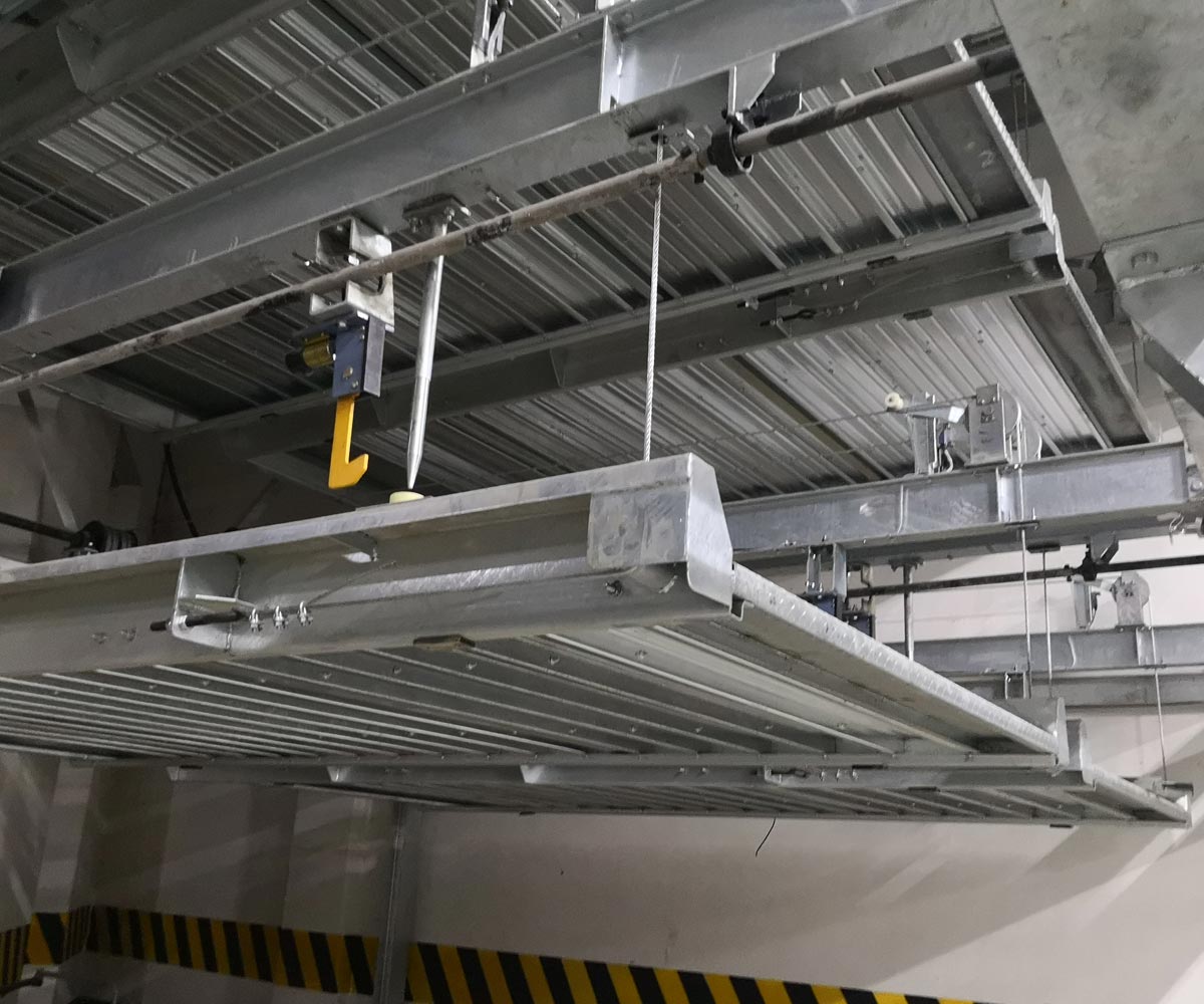 丹巴PSH6六层升降横移机械式立体停车设备