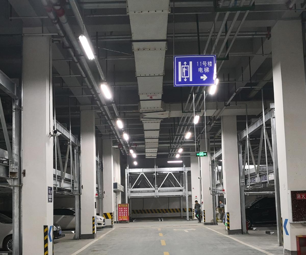 广安PSH梳齿交换升降横移机械式立体停车设备